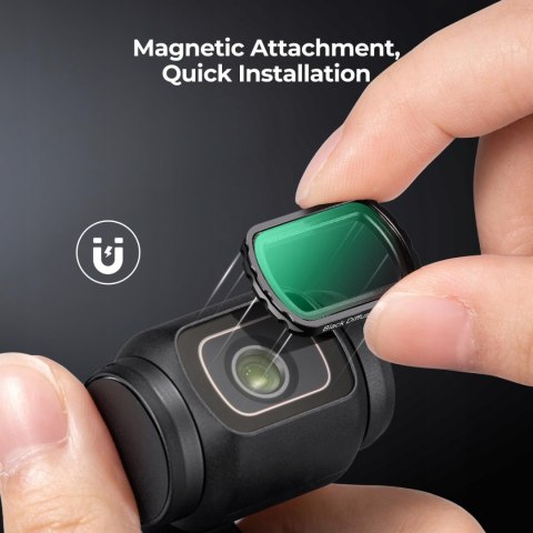 FILTR DYFUZYJNY HD BLACK DIFFUSION 1/4 K&F CONCEPT DO DJI OSMO POCKET 3