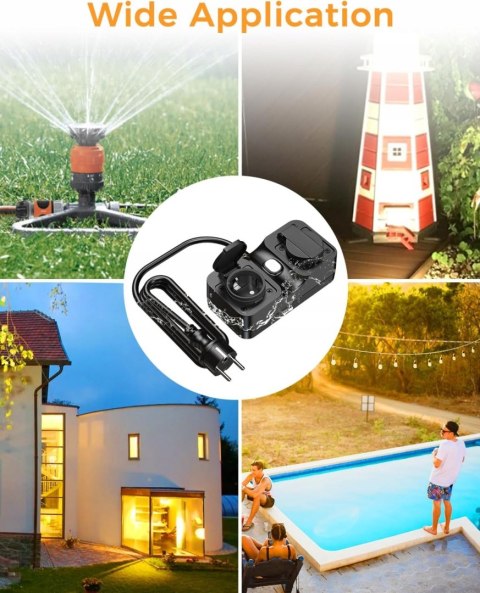 INTELIGENTNE GNIAZDO ZEWNĘTRZNE SMART WIFI PLUG REFOSS MSS620