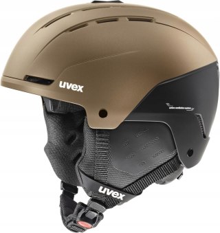 KASK NARCIARSKI SNOWBOARDOWY UVEX STANCE 54-58CM BROWN-BLACK MATT
