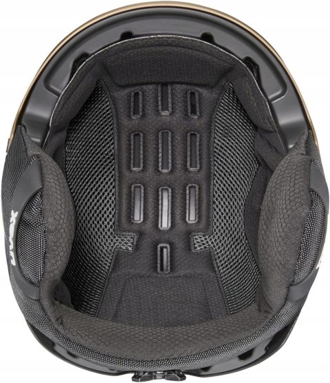 KASK NARCIARSKI SNOWBOARDOWY UVEX STANCE 54-58CM BROWN-BLACK MATT