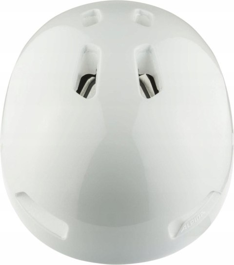 KASK ROWEROWY BMX ALPINA HAARLEM 52-57CM BIAŁY WHITE GLOSS