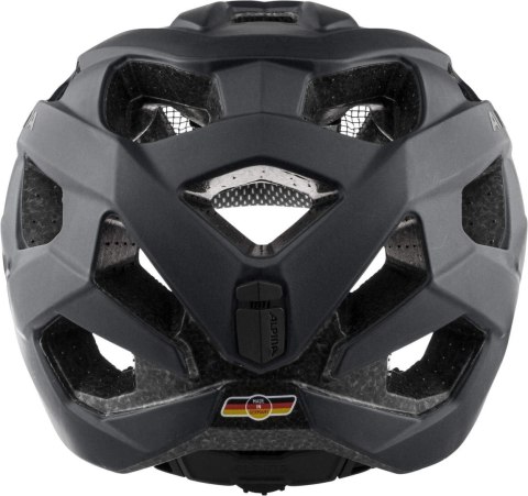 KASK ROWEROWY MTB ALPINA ANZANA 52-57CM BLACK MATT CZARNY