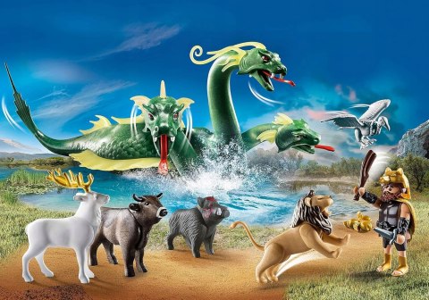 KLOCKI ZESTAW KOLEKCJONERSKI PLAYMOBIL 70467 12 PRAC HERKULESA HYDRA