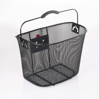 KOSZ NA ROWER KOSZYK ROWEROWY PRZEDNI NA KIEROWNICĘ METALOWY FISCHER 5KG