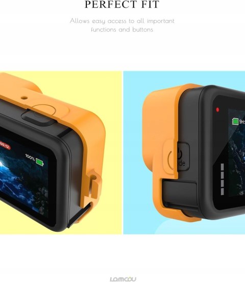 OBUDOWA CASE SILIKONOWY ZATYCZKA SZKŁO HARTOWANE DO GOPRO HERO 12 11 10 9