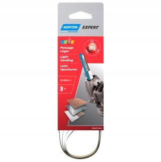 PASEK SZLIFIERSKI DO SZLIFIERKI ELEKTRYCZNEJ NORTON 13x454MM 4 SZTUKI