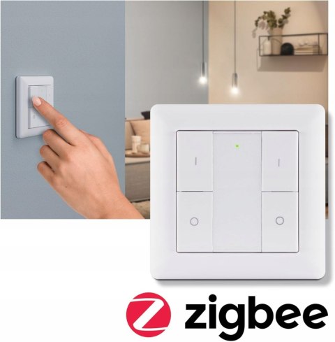 PRZEŁĄCZNIK ŚCIENNY PAULMANN 50134 SMART SWITCH ZIGBEE BIAŁY PRZEŁĄCZNIK ŚCIENNY PAULMANN 50134 SMART SWITCH ZIGBEE BIAŁY