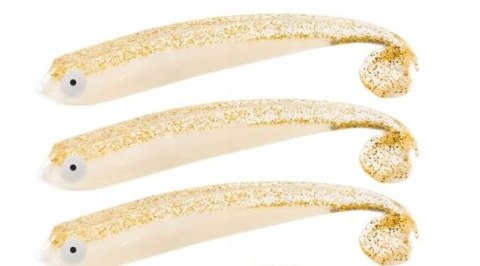 PRZYNĘTA WĘDKARSKA GUMOWA RYBA 3 SZTUKI BROKAT 9CM PRZYNĘTA WĘDKARSKA GUMOWA RYBA 3 SZTUKI BROKAT 9CM