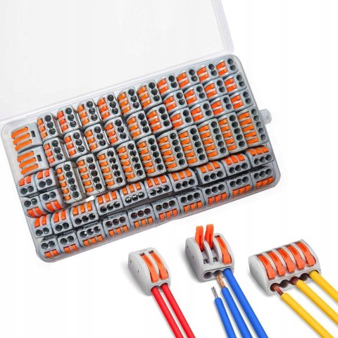SZYBKOZŁĄCZKA 0,08-4 ZŁĄCZKA 0,08 DO 2,5MM ZESTAW 60 SZTUK