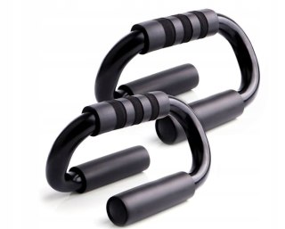 UCHWYTY DO DIPÓW ĆWICZEŃ POMPEK PUSH UP STAND CZARNE