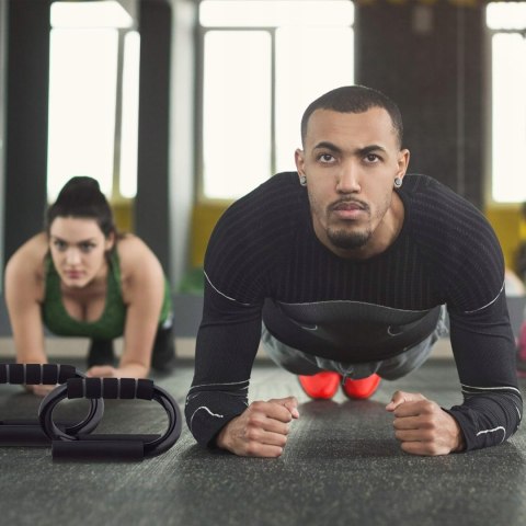 UCHWYTY DO DIPÓW ĆWICZEŃ POMPEK PUSH UP STAND CZARNE