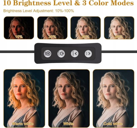2x LAMPA PRODUKTOWA DIODOWA WIDEO LED + STATYWY 2 SZTUKI STYNICE