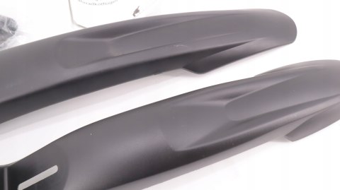 BŁOTNIKI ROWEROWE PRZÓD TYŁ ZESTAW 24-29" CZARNE