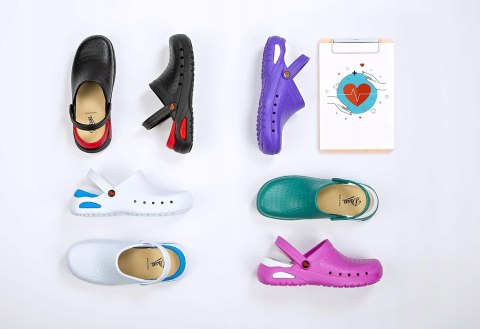 BUTY OCHRONNE ROBOCZE KLAPKI DIAN EVA SOFT ROSA RÓŻOWE R. 43 BUTY OCHRONNE ROBOCZE KLAPKI DIAN EVA SOFT ROSA RÓŻOWE R. 43