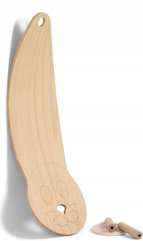 DESKA DO BALANSOWANIA DLA DZIECI DREWNIANA WAHU BALANCE BOARD + SKAKANKA