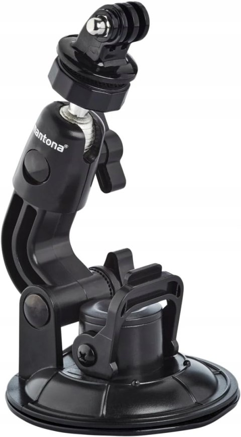 DUŻY UCHWYT Z PRZYSSAWKĄ XL DO KAMER GOPRO MANTONA ZŁĄCZE 1/4"