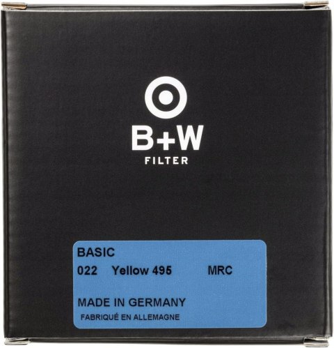 FILTR FOTOGRAFICZNY ŻÓŁTY B+W 022 YELLOW 39MM MRC