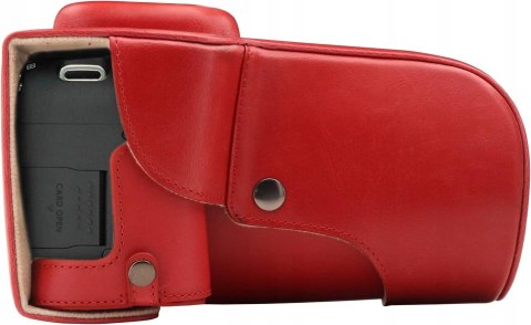 FUTERAŁ ETUI NA APARAT SKÓRZANY DO CANON EOS REBEL T6s 8000D MEGAGEAR