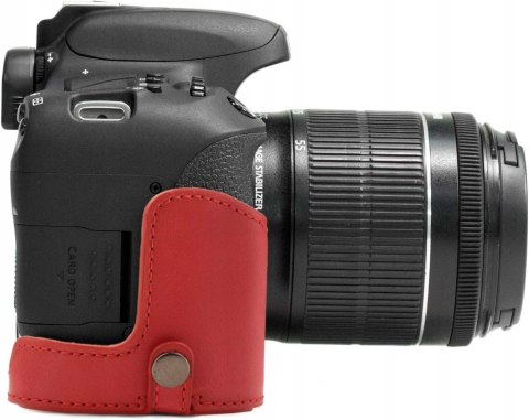 FUTERAŁ ETUI NA APARAT SKÓRZANY DO CANON EOS REBEL T6s 8000D MEGAGEAR