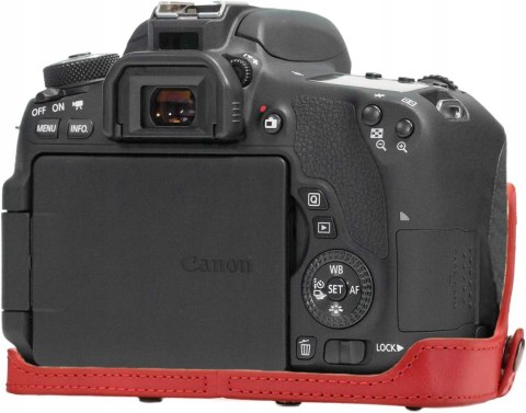 FUTERAŁ ETUI NA APARAT SKÓRZANY DO CANON EOS REBEL T6s 8000D MEGAGEAR