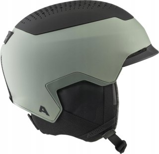 KASK NARCIARSKI SNOWBOARDOWY ALPINA GEMS 55-59CM CZARNO-ZIELONY