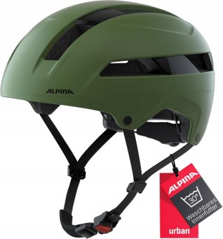 KASK ROWEROWY MIEJSKI ALPINA SOHO 51-56CM ZIELONY OLIVE MATT