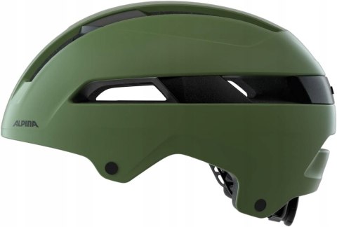 KASK ROWEROWY MIEJSKI ALPINA SOHO 51-56CM ZIELONY OLIVE MATT