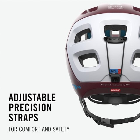 KASK ROWEROWY POC TECTAL RACE SPIN XS-S 51-54CM RED/WHITE