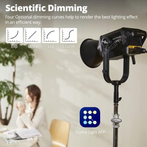 LAMPA STUDYJNA LED ŚWIATŁA CIĄGŁEGO GODOX M200D KNOWLED 230W 5600K