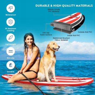 SUP DESKA DO PŁYWANIA POMPOWANA PPXIA 320x83x15CM + AKCESORIA