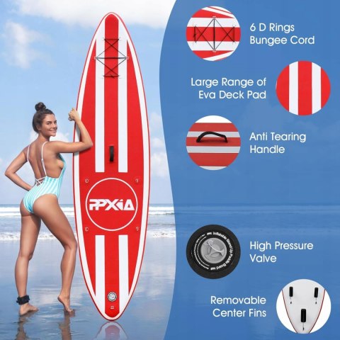 SUP DESKA DO PŁYWANIA POMPOWANA PPXIA 320x83x15CM + AKCESORIA