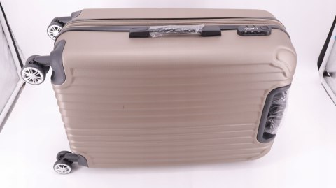 WALIZKA PODRÓŻNA ŚREDNIA TWARDA ABS ITACA CHAMPAGNE 66CM