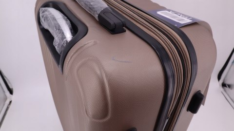 WALIZKA PODRÓŻNA ŚREDNIA TWARDA ABS ITACA CHAMPAGNE 66CM