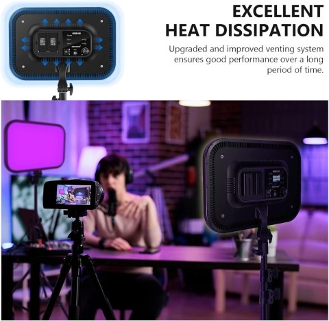 2x LAMPA STUDYJNA DIODOWA FOTOGRAFICZNA LED RGB NEEWER RGB168 2500K-8500K