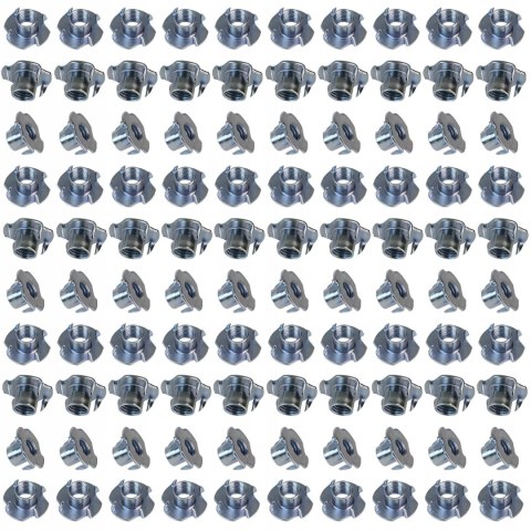 80x NAKRĘTKA PAZURKOWA M10 KŁOWA WBIJANA OCYNK OCYNKOWANA TNUT 80x NAKRĘTKA PAZURKOWA M10 KŁOWA WBIJANA OCYNK OCYNKOWANA TNUT