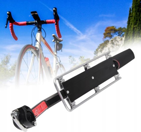 BAGAŻNIK ROWEROWY TYLNY ALUMINIOWY 9KG UNIWERSALNY ZERODIS