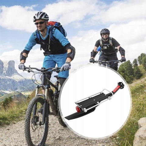 BAGAŻNIK ROWEROWY TYLNY ALUMINIOWY 9KG UNIWERSALNY ZERODIS