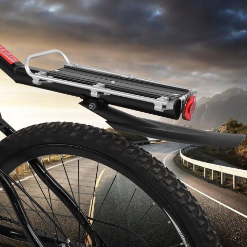 BAGAŻNIK ROWEROWY TYLNY ALUMINIOWY 9KG UNIWERSALNY ZERODIS