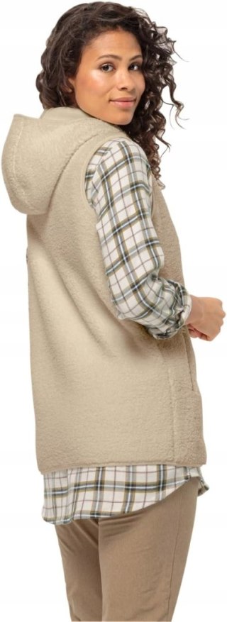 BEZRĘKAWNIK POLAROWY KAMIZELKA DAMSKA JACK WOLFSKIN HIGH CURL LONG VEST