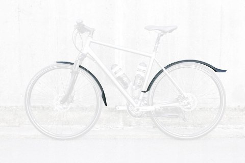 BŁOTNIKI ROWEROWE PRZÓD TYŁ ZESTAW SKS VELO 47 TREKKING 28" CZARNE