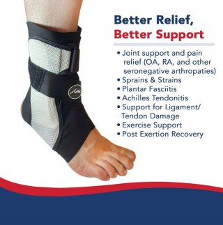 DR. ARTHRITIS ORTEZA STAWU SKOKOWEGO KOSTKI STABILIZATOR LEWY
