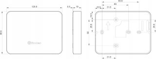 FINDER TERMOSTAT POKOJOWY NATYNKOWY SERIA 1C 1C9190030W07