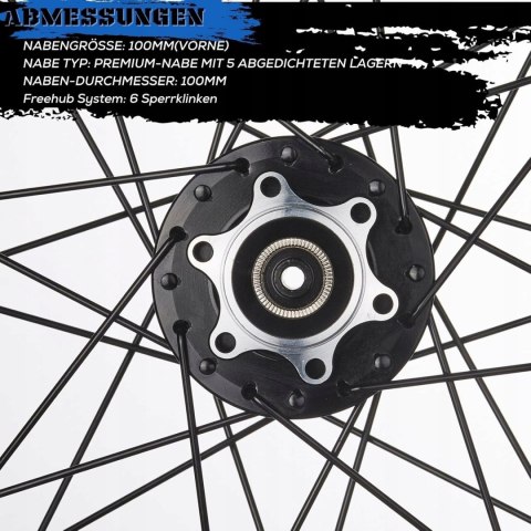 KOŁO ROWEROWE TYLNE MTB CORKI XC-27,5 27,5"