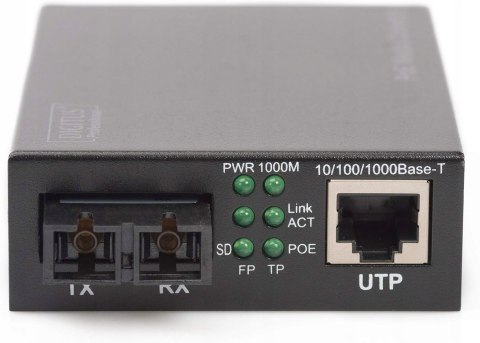 KONWERTER MEDIÓW MULTIMEDIALNY DIGITUS DN-82150 RJ45/SC MM PSE