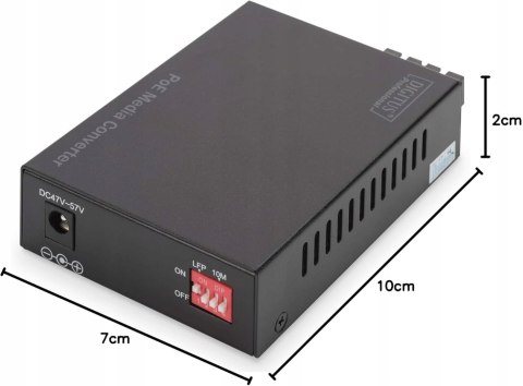 KONWERTER MEDIÓW MULTIMEDIALNY DIGITUS DN-82150 RJ45/SC MM PSE