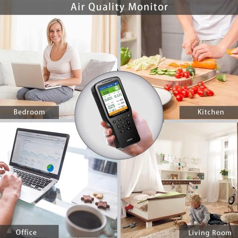 MONITOR JAKOŚCI POWIETRZA VSON HCHO/TVOC/AQI/TEMP/HUM