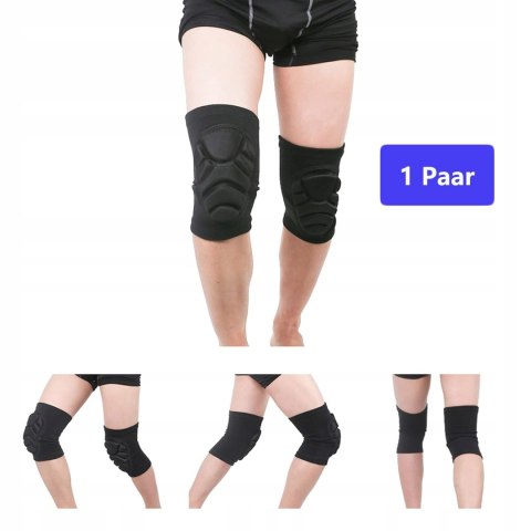 OCHRANIACZE NA KOLANA NAKOLANNIKI SPORTOWE R. XL CZARNE