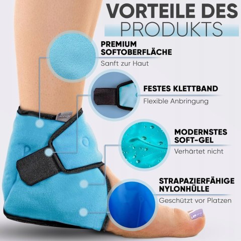OPASKA CHŁODZĄCA ŻELOWA OKŁAD KOMPRES TERAPIA ZIMNEM ICEHOF
