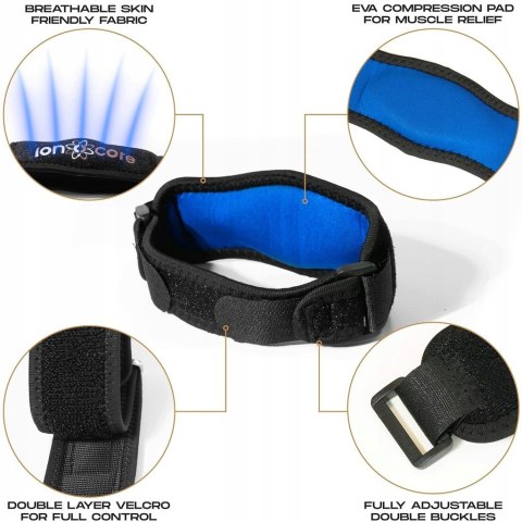 OPASKA ŚCIAGACZ STABILIZATOR ORTEZA STAWU ŁOKCIOWEGO IONOCORE ELBOW