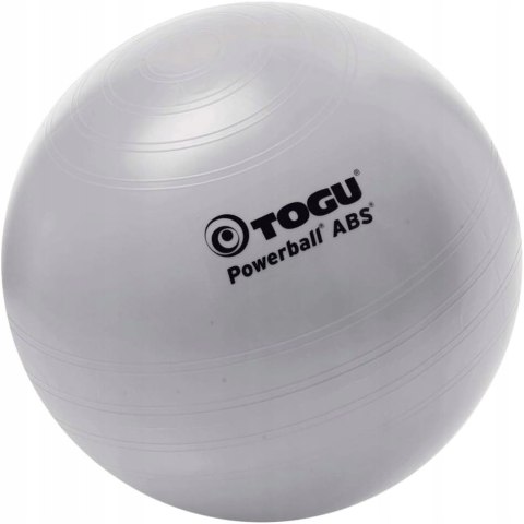 PIŁKA GIMNASTYCZNA REHABILITACYJNA TOGU POWERBALL ABS 65CM SZARA